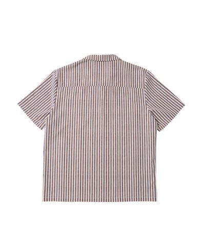 画像1: FREEDOM STRIPE SHIRTS ECRU 225-031010 ECRU AKTR アクター Tシャツ ウエア  【MEN'S】