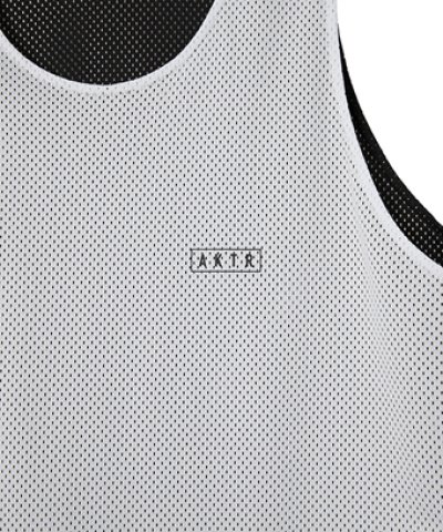 画像1: BASIC REVERSIBLE TANK BLACKxWHITE 525-004001 BKxWH AKTR アクター ノースリーブ タンクトップ ウエア 【MEN'S】