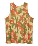 画像2: PLAY CAMO TANK BEIGE 225-010001 BG AKTR アクター ノースリーブ タンクトップ ウエア  【MEN'S】 (2)