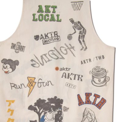 画像1: MEMORIAL TANK ECRU 126-001001 ECRU AKTR アクター ノースリーブ タンクトップ ウエア 【MEN'S】