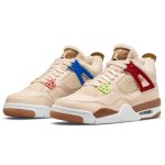 画像3: Air Jordan 4 Retro GS "Wild Things" SAIL/RED/HEMP/VOLT DH0572-264 Jordan ジョーダン シューズ   【海外取寄】【GS】キッズ (3)