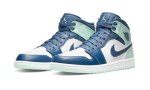 画像3: Air Jordan 1 Mid BLue Mint Wht/Blue/Mint 554724-413 Jordan ジョーダン シューズ   【海外取寄】 (3)