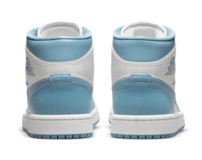 画像2: Wmns Air Jordan 1 Mid UNC Sail/Worn Blue BQ6472-141 Jordan ジョーダン シューズ   【海外取寄】【WOMEN'S】