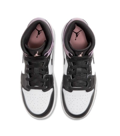 画像2: Air Jordan 1 Mid SE GS Black/White/Coral  DM6216-001 Jordan ジョーダン シューズ   【海外取寄】【GS】キッズ