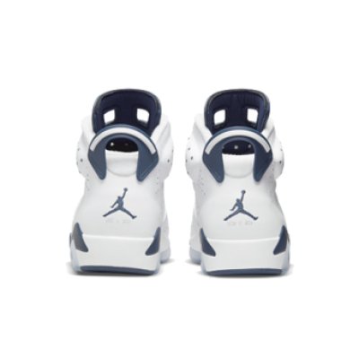 画像2: Air Jordan 6 Retro GS White/Mid night Navy 384665-141 Jordan ジョーダン ミッドナイト　ネイビー シューズ   【海外取寄】【GS】キッズ