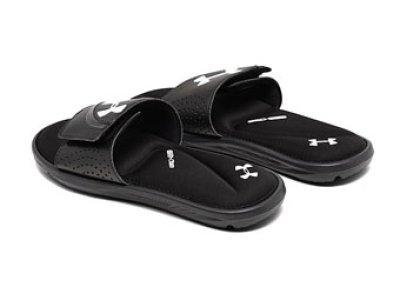 画像2: UA Ignite VI Slide Sandals Black/White 3022711-003 UnderArmour アンダーアーマー サンダル シューズ   【海外取寄】