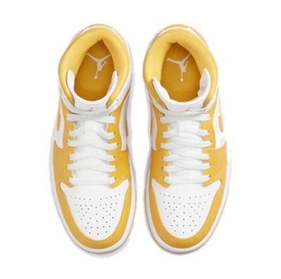 画像2: Wmns Air Jordan 1 Mid SE Lemon BQ6472-117 Jordan ジョーダン シューズ   【海外取寄】【WOMEN'S】