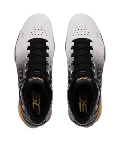 画像2: Curry 1 MVP Black / White / Metallic Gold 3026051-001 UnderArmour アンダーアーマー シューズ  ステフォン カリー 【海外取寄】