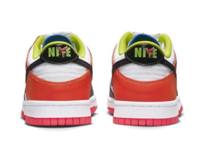 画像2: Dunk Low  GS Cartwheel White/Black-Orange DV1752-101 Nike ナイキ カートウィール シューズ   【海外取寄】【GS】キッズ