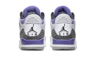 画像2: AIR JORDAN 3 RETRO Dark Iris White/Black/Cement Grey CT8532-105 Jordan ジョーダン シューズ   【海外取寄】