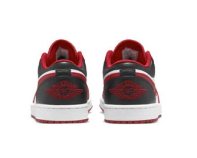 画像2: Air Jordan 1 Low Bulls White/Black/Red 553558-163 Jordan ジョーダン シューズ   【海外取寄】