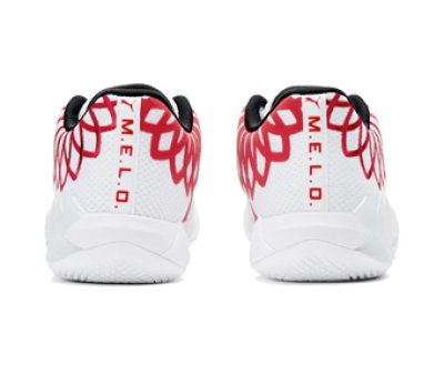 画像2: MB.01 Team Lo White/Red 376941-10 Puma プーマ ラメロボール シューズ   【海外取寄】