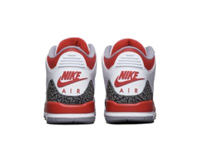 画像2: AIR JORDAN 3 RETRO GS White/Fire Red Cement DM0967-160 Jordan ジョーダン シューズ   【海外取寄】【GS】キッズ