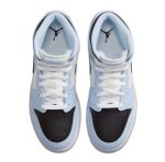 画像3: Air Jordan 1 Mid GS Ice Blue North/Black-Sail-White 555112-401 Jordan ジョーダン シューズ   【海外取寄】【GS】キッズ (3)