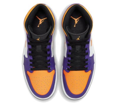 画像2: Air Jordan 1 Mid Lakers DQ8426-517 Jordan ジョーダン シューズ   【海外取寄】