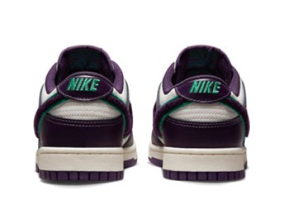 画像2: Dunk Low Retro Chenille Swoosh Sail/Purple/Green DQ7683-100 Nike ナイキ シューズ   【海外取寄】