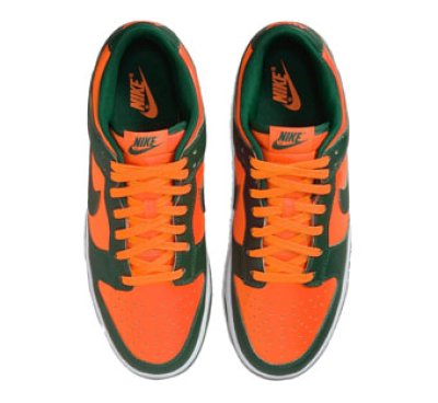 画像2: Dunk Low Retro Chenille Swoosh Miami Hurricanes Grn/Orang DD1391-300 Nike ナイキ マイアミハリケーンズ シューズ   【海外取寄】