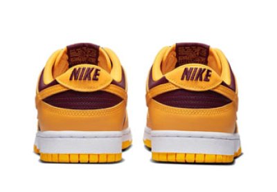 画像2: Dunk Low Retro Chenille Swoosh ASU Yellow/Burgundy DD1391-702 Nike ナイキ アリゾナ ステート ユニブ シューズ   【海外取寄】