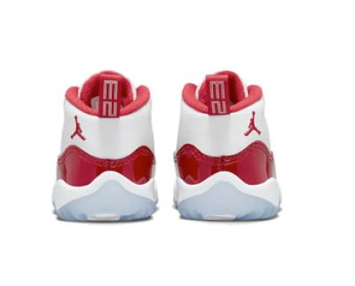 画像2: Air Jordan 11 Retro Cherry TD White/Red 378040-116 Jordan ジョーダン シューズ   【海外取寄】【TD】