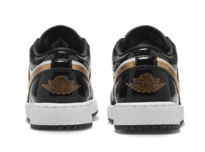 画像2: Air Jordan 1 Low SE GS Black/Metallic Gold/White DR6970-071 Jordan ジョーダン シューズ   【海外取寄】【GS】キッズ