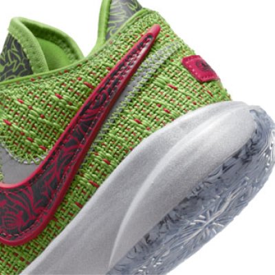 画像2: Lebron 20 GS CHRISTMAS Green/Red DQ8646-300 Nike ナイキ シューズ  レブロン ジェームス 【海外取寄】【GS】キッズ