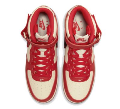 画像2: Air Force 1 Mid '07 LX Plaid Ivory/Red DV0792-101 Nike ナイキ シューズ   【海外取寄】