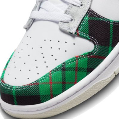 画像2: Dunk Low Retro PRM Plaid White/Green/Red DV0827-100 Nike ナイキ シューズ   【海外取寄】