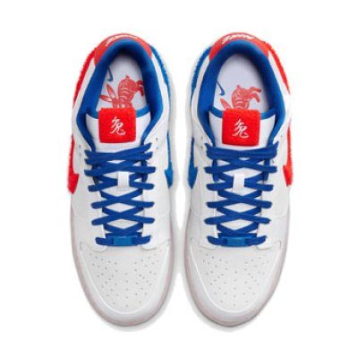 画像2: Dunk Low Retro PRM Rabit White/Crimson Royal FD4203-161 Nike ナイキ ラビット シューズ   【海外取寄】