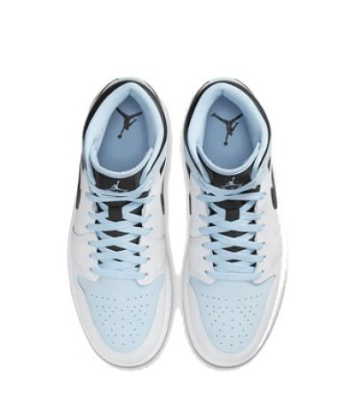 画像2: Air Jordan 1 Mid SE Flower White/University Blue DV1308-104 Jordan ジョーダン シューズ   【海外取寄】