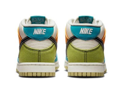 画像2: Dunk Mid　Pale Ivory Ivory/Black/ Orange DV0830-100 Nike ナイキ キャンパス シューズ   【海外取寄】