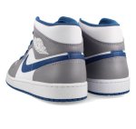 画像3: Air Jordan 1 Mid   True Blue GREY/WHITE/TRUE BLUE DQ8426-014 Jordan ジョーダン シューズ   【海外取寄】 (3)