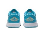 画像3: Air Jordan 1 Low Aquatone Blue/White 553558-174 Jordan ジョーダン シューズ   【海外取寄】 (3)