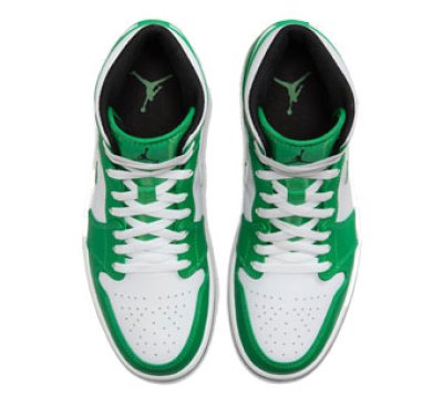 画像2: Air Jordan 1 Mid Lucky Green/White DQ8426-301 Jordan ジョーダン シューズ   【海外取寄】