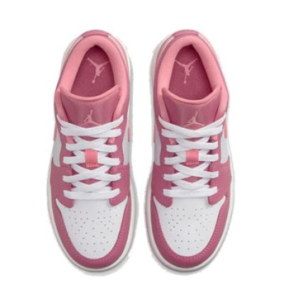 画像2: Air Jordan 1 Low Desert Berry White/Pink 553560-616 Jordan ジョーダン シューズ   【海外取寄】【GS】キッズ