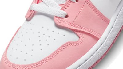 画像2: Air Jordan 1 Mid GS Valentine Pink/White DQ8423-616 Jordan ジョーダン バレンタインデー シューズ   【海外取寄】【GS】キッズ