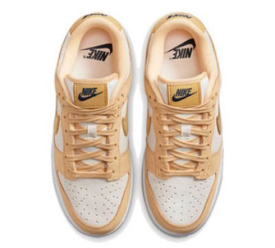 画像2: Wmns Dunk Low LX Gold Suede/Wheat DV7411-200 Nike ナイキ シューズ   【海外取寄】【WOMEN'S】