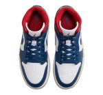 画像3: Wmns Air Jordan 1 Mid White/Blue/Red BQ6472-146 Jordan ジョーダン シューズ   【海外取寄】【WOMEN'S】 (3)