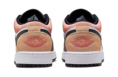 画像2: Air Jordan 1 Low SE Flight Club GS Black/Magic Ember-Sundial-White DX4374-008 Jordan ジョーダン シューズ   【海外取寄】【GS】キッズ