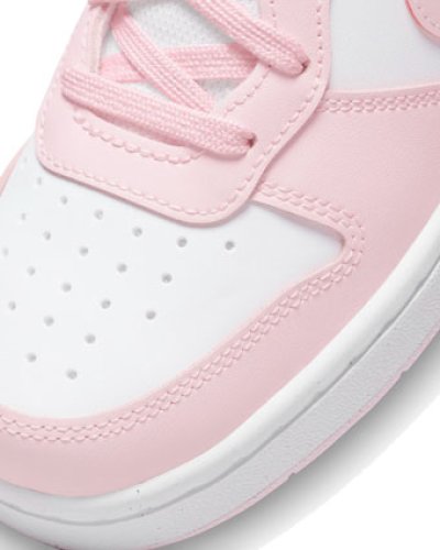 画像2: COURT BOROUGH Low 2 GS White/Pink DQ0492-100 Nike ナイキ シューズ   【海外取寄】【GS】キッズ