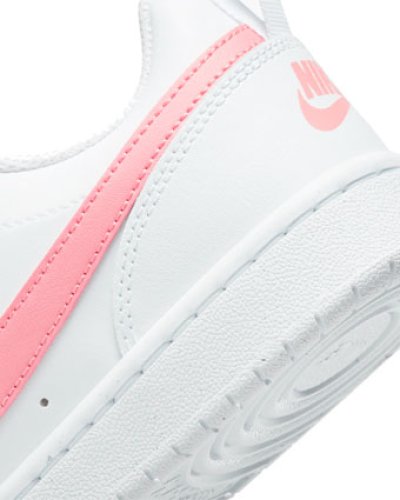 画像2: COURT BOROUGH Low 2 GS White/Laser Orange BQ5448-124 Nike ナイキ シューズ   【海外取寄】【GS】キッズ