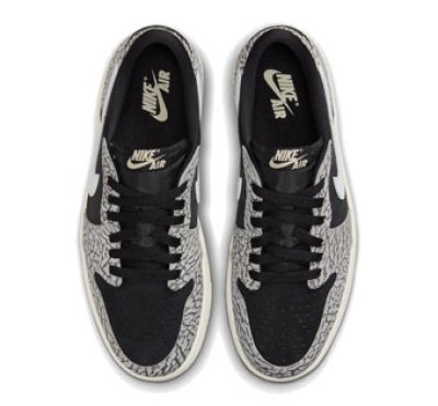 画像2: Air Jordan 1 Low Retro OG Black Cement Black/Grey/White/Sail CZ0790-001 Jordan ジョーダン シューズ   【海外取寄】