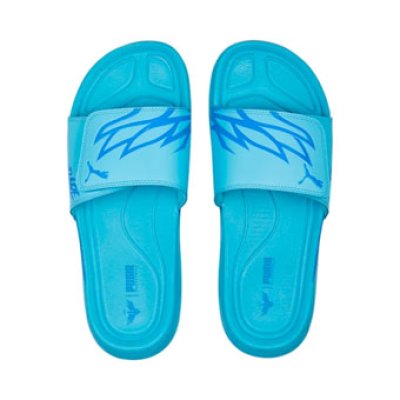 画像2: Dream Nitro MB.02 Slides Bright Aqua-Ultra Blue 391294-01 Puma プーマ ラメロボール シューズ   【海外取寄】