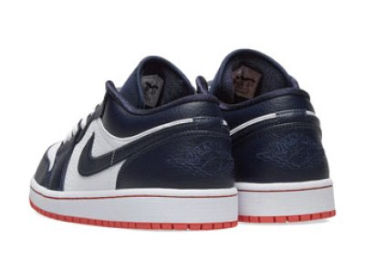 画像2: Air Jordan 1 Low Obsidian/White/Ember 553558-481 Jordan ジョーダン シューズ   【海外取寄】