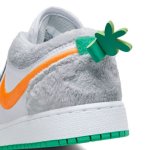 画像3: Air Jordan 1 Low SE GS Rabbit Gray/White/Green/Orange DZ6333-083 Jordan ジョーダン ラビット シューズ   【海外取寄】【GS】キッズ (3)