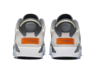 画像2: Air Jordan 6 Retro Low PSG  Light Bone/Orange/Iron Grey DZ4133-008 Jordan ジョーダン パリ・サンジェルマン シューズ   【海外取寄】