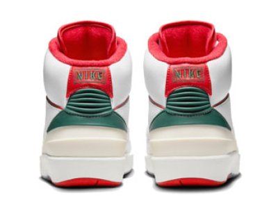 画像2: Air Jordan 2 Retro Origins White/Fire Red/Green/Sail DR8884-101 Jordan ジョーダン シューズ   【海外取寄】