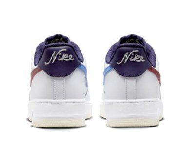 画像2: AIR FORCE 1  '07 White/Red/Light Blue FV8105-161 Nike ナイキ シューズ   【海外取寄】