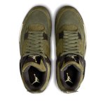 画像3: Air Jordan 4 Retro SE GS Craft Olive/Pale Vanilla/Khaki FB9928-200 Jordan ジョーダン シューズ   【海外取寄】【GS】キッズ (3)