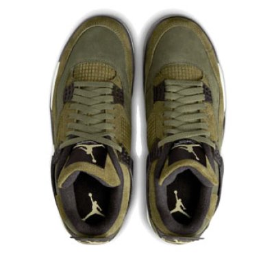 画像2: Air Jordan 4 Retro SE GS Craft Olive/Pale Vanilla/Khaki FB9928-200 Jordan ジョーダン シューズ   【海外取寄】【GS】キッズ