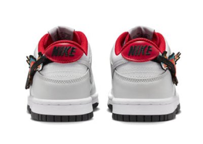 画像2: Dunk Low GS　CNY Year Of the Dragon White/Black/University Red FZ5528-101 Nike ナイキ シューズ   【海外取寄】【GS】キッズ